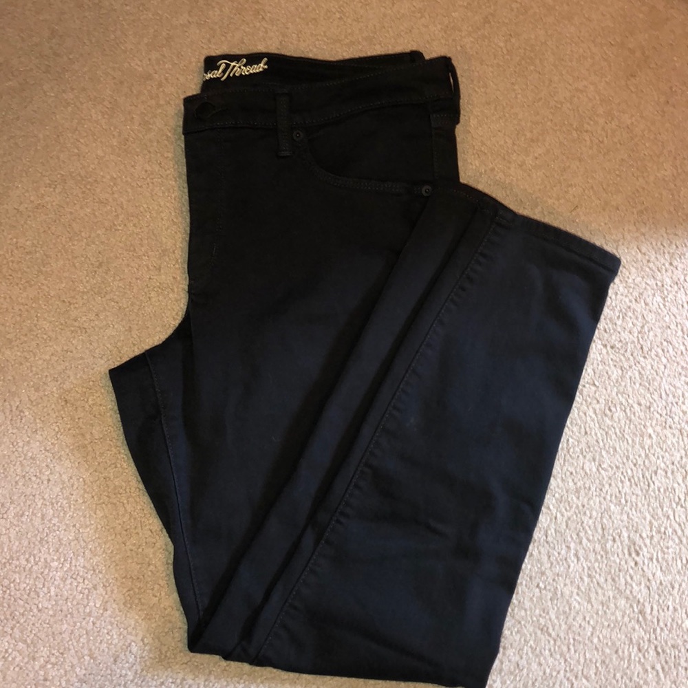 Universal Threads black high waisted jeans